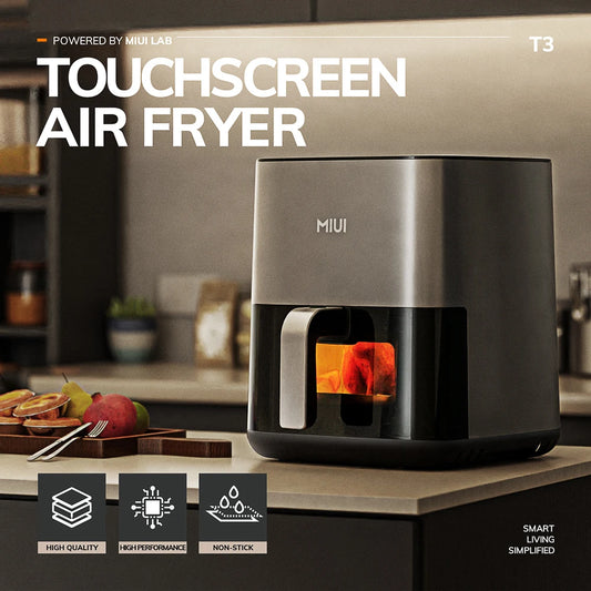 MIUI 5L Air Fryer (with Touch Control & Nonstock Basket & Visible Window)