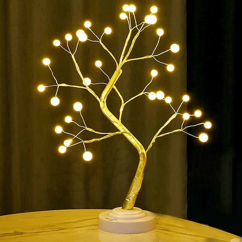 Table Bonsai Cherry Blossom Tree LED night light (USB/Battery Powered)