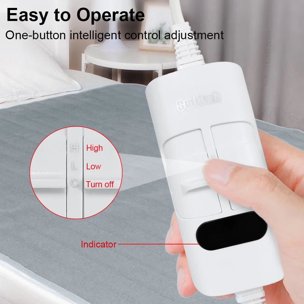 Electric Blanket (Thicker Automatic Thermostat Electric Heating Blanket)