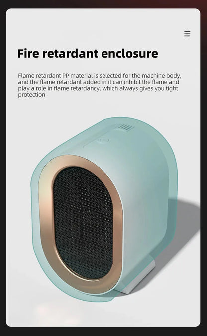 Portable Electric Heater Fan (1200W)