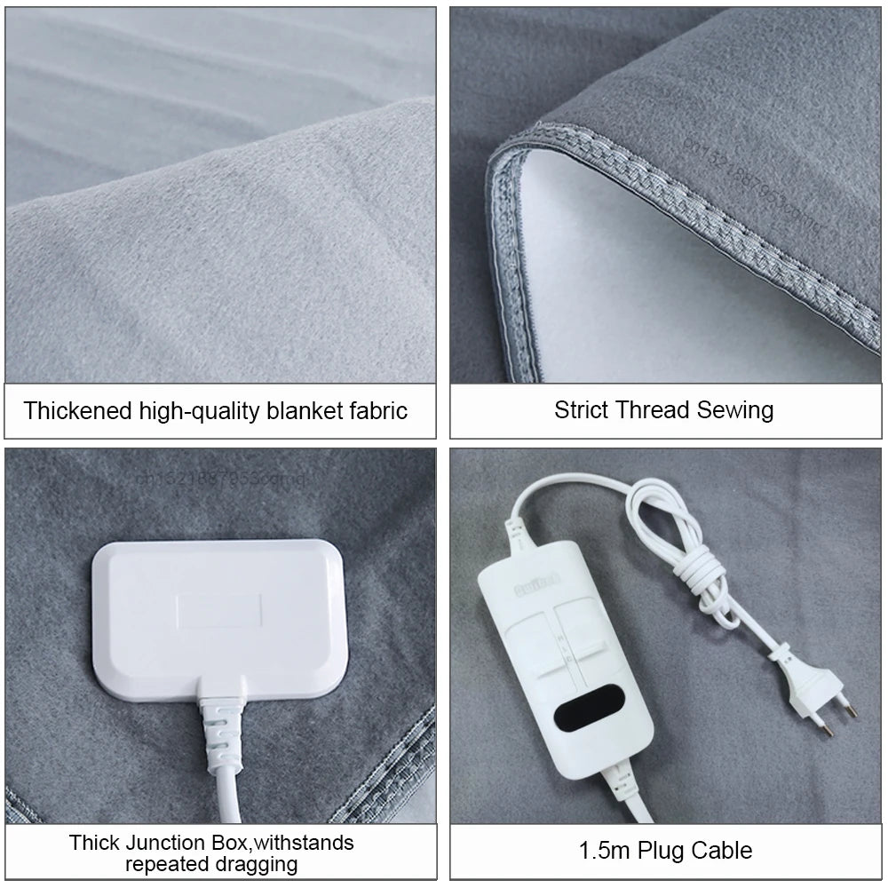 Electric Blanket (Thicker Automatic Thermostat Electric Heating Blanket)